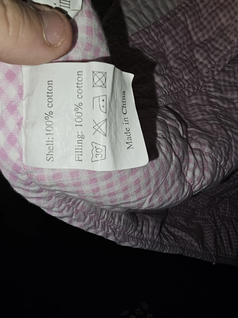 Handmade Pink Patchwork Baby Quilt